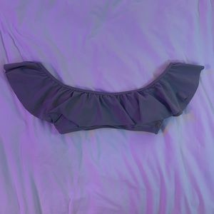 ALTAR’D STATE grey off-shoulder bikini top